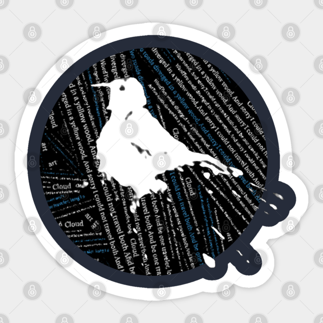 pigeon word art Pigeon Word Art Sticker TeePublic